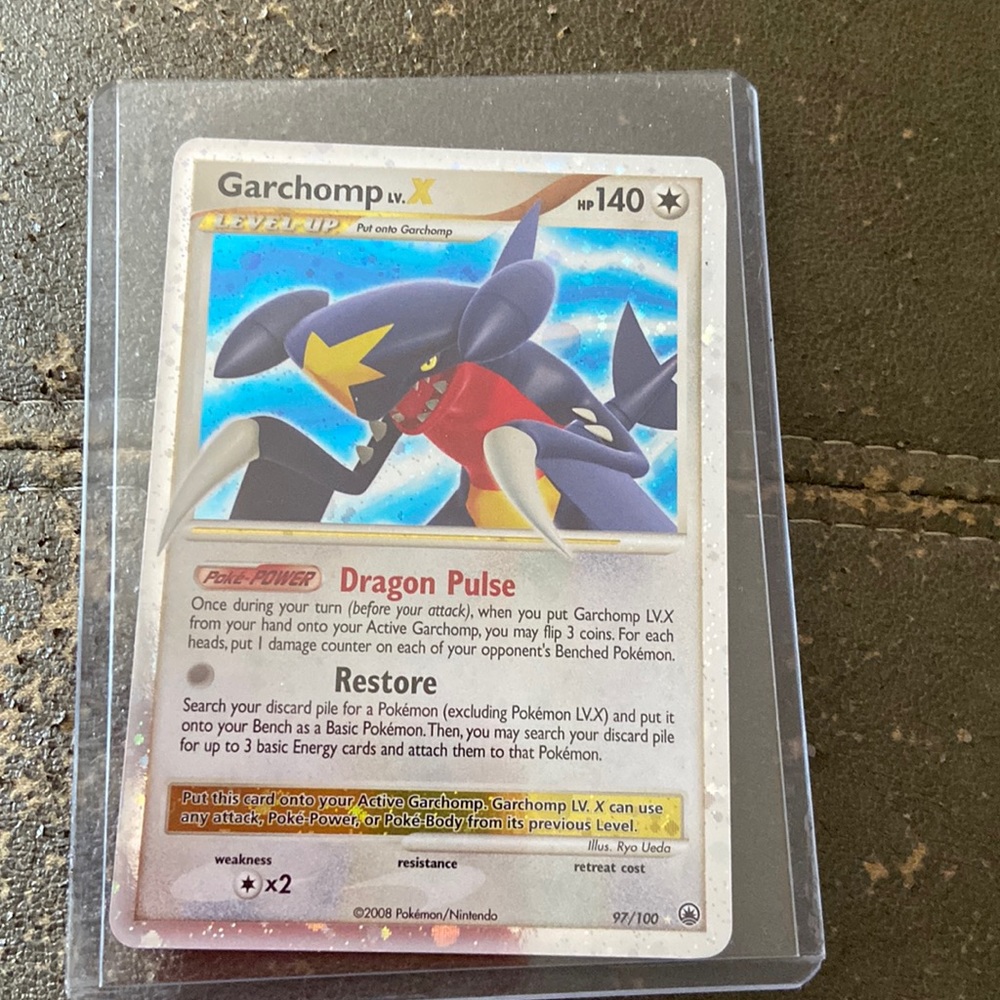 Garchomp lv.X Pokémon card